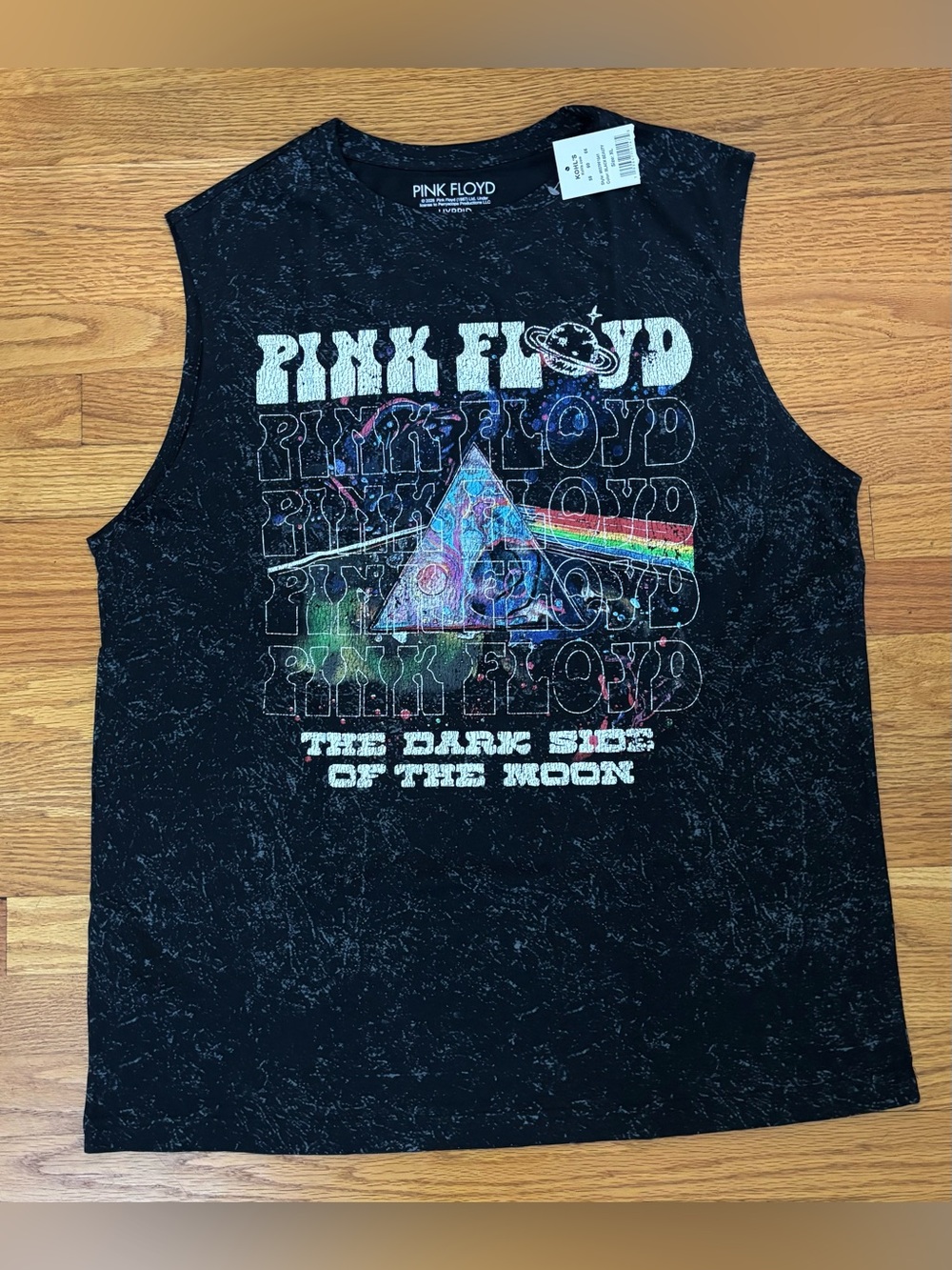 Pink Floyd The Dark Side of the Moon Muscle Tee Men’s XL Hybrid Apparel New